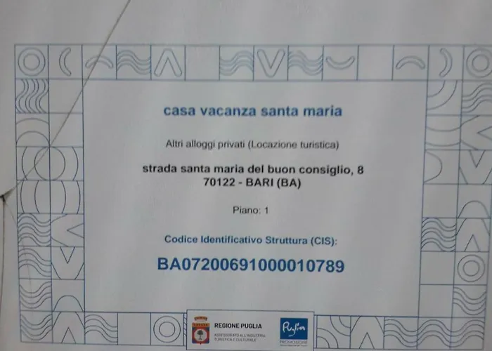 בית נופש Casa Vacanze Santa Maria *